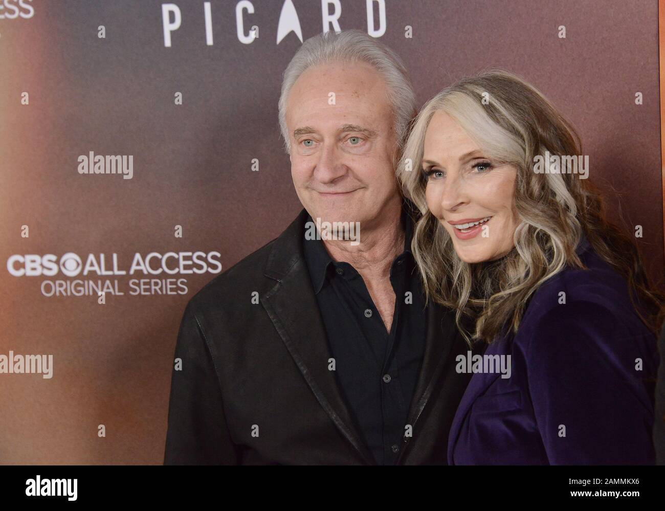 Los Angeles, USA. 13th Jan, 2020. (LR) Brent Spiner and Gates McFadden