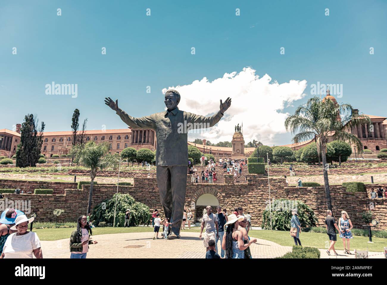 Nelson Mandela Statue at the Union Buildings in Pretoria, South Africa