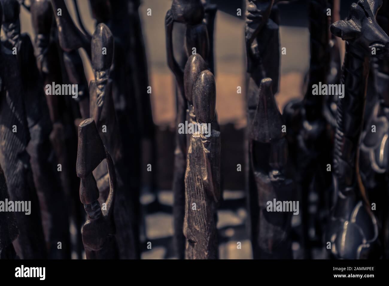 African arts and crafts merchants table at union buildings in Pretoria