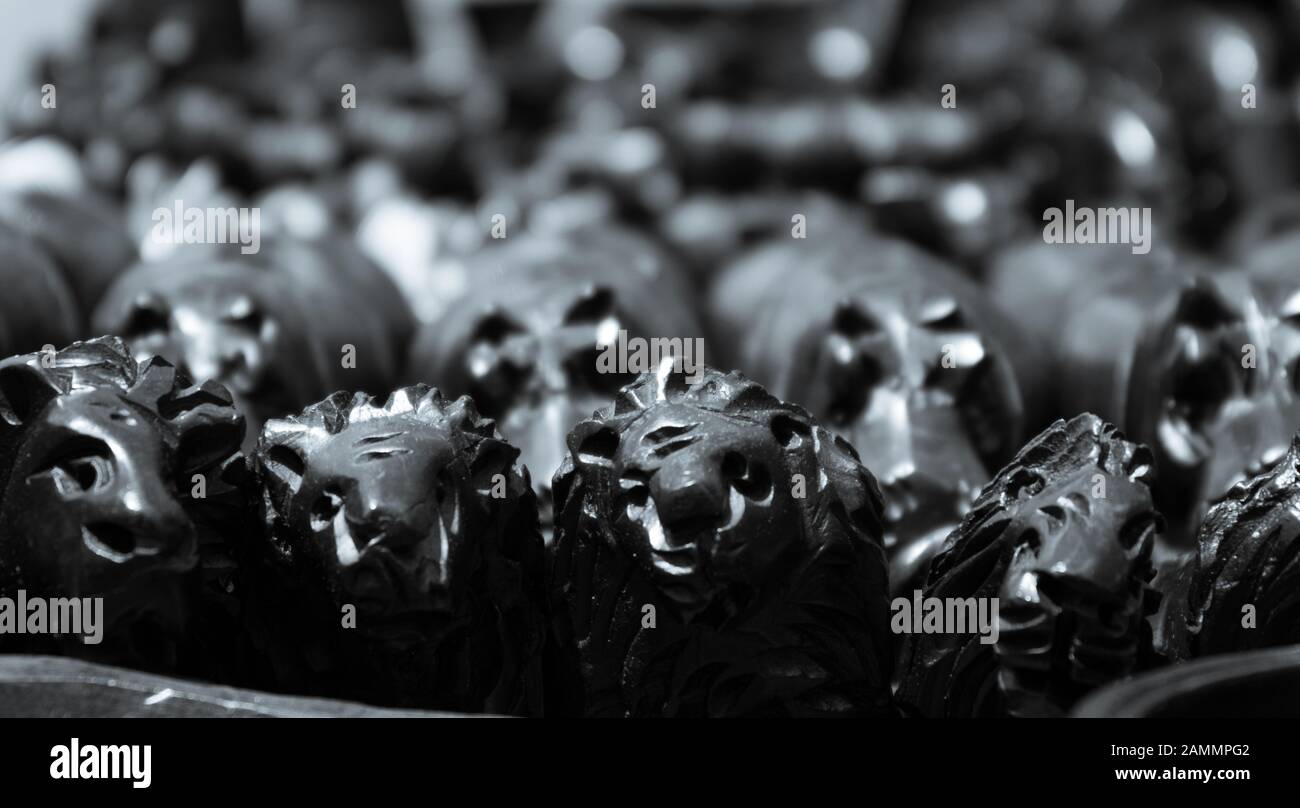 African arts and crafts merchants table at union buildings in Pretoria