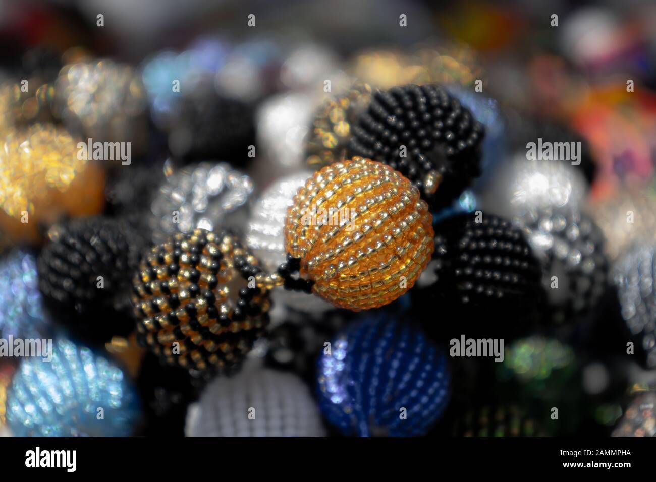 African arts and crafts merchants table at union buildings in Pretoria