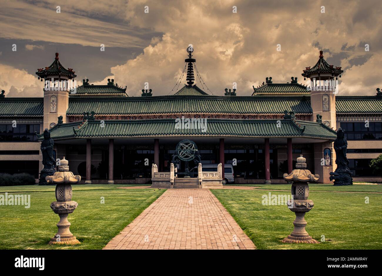 The Fo Guang Shan Nan Hua Temple Stock Photo