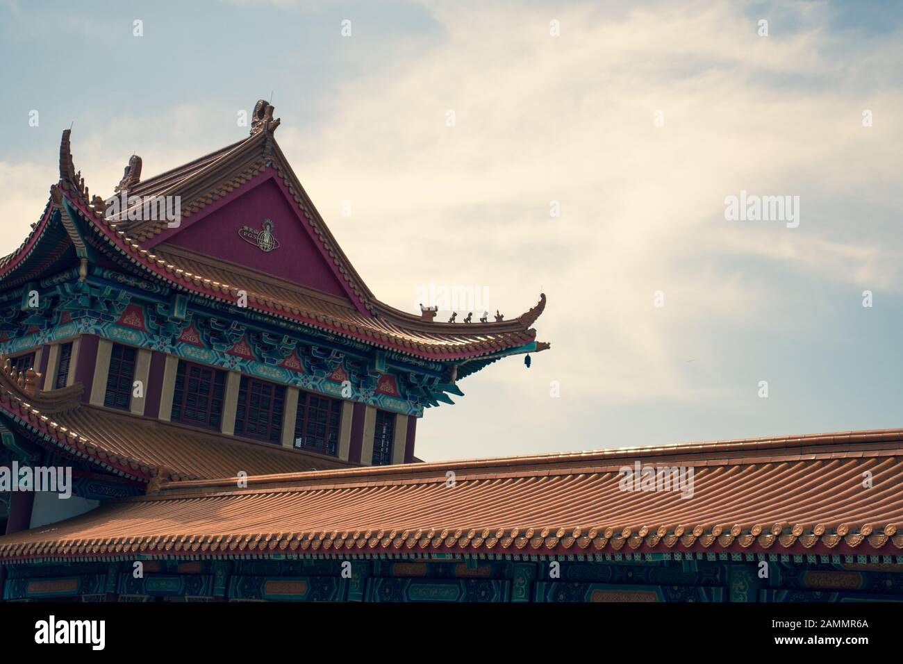 The Fo Guang Shan Nan Hua Temple Stock Photo
