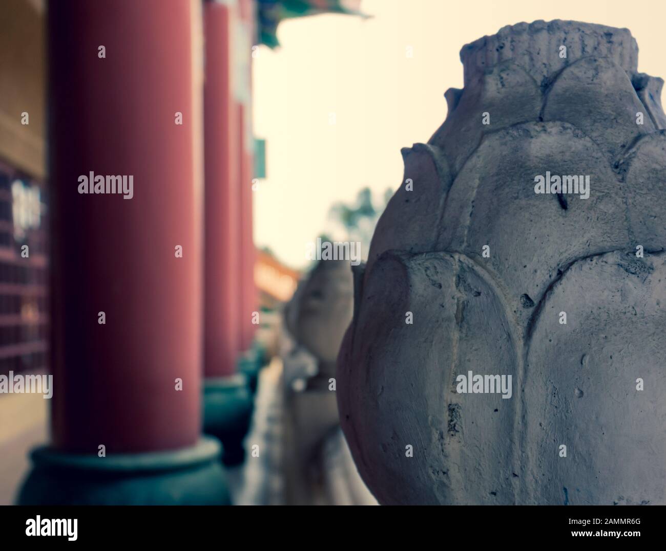 The Fo Guang Shan Nan Hua Temple Stock Photo