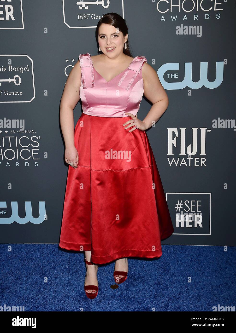 SANTA MONICA, CA JANUARY 12 Beanie Feldstein attends the 25th Annual Critics' Choice Awards