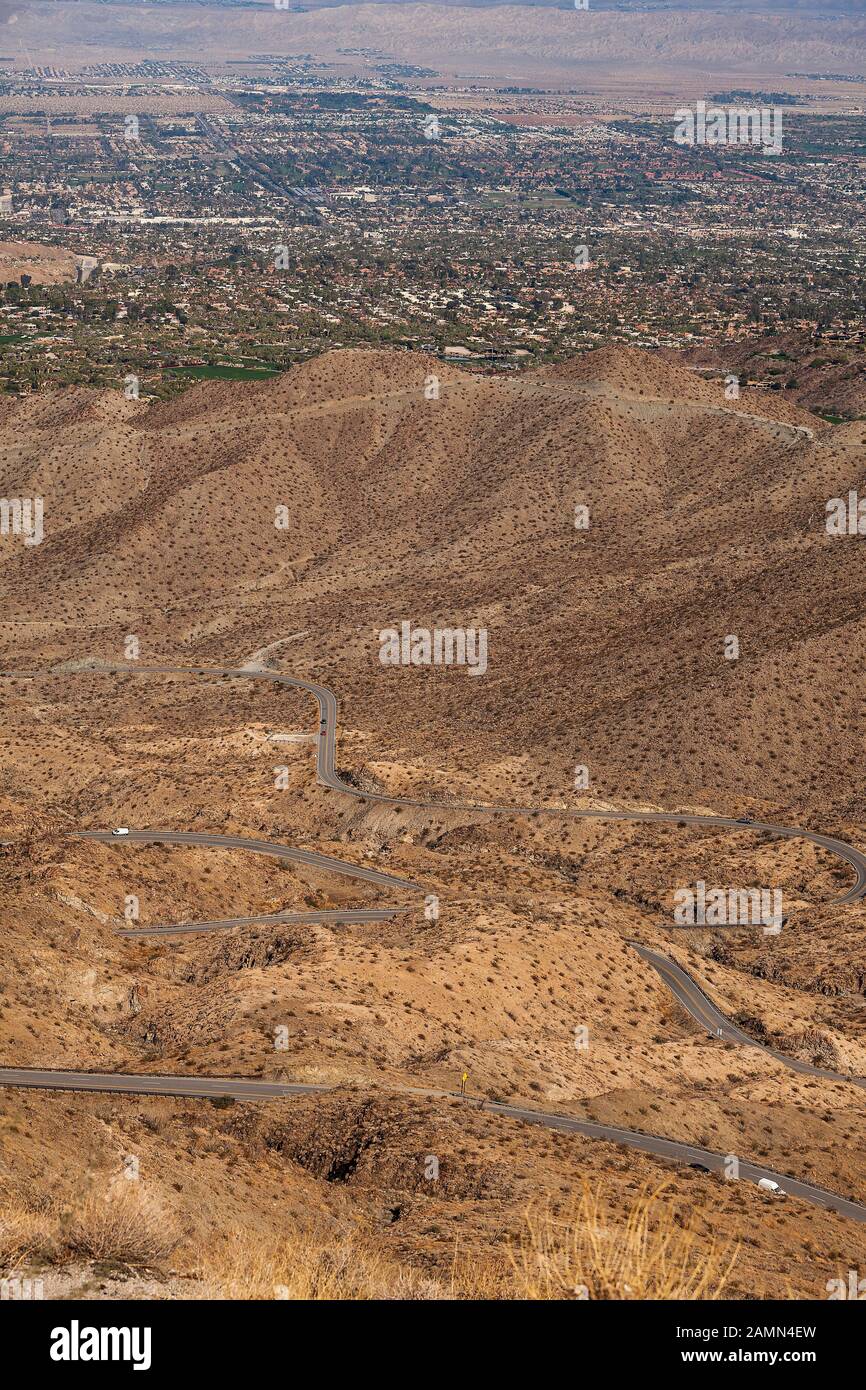 Highway 74, Palm Springs, California Stock Photo - Alamy