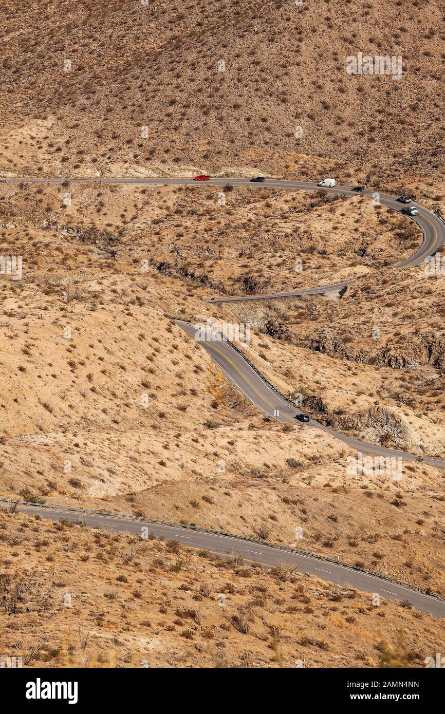 Highway 74, Palm Springs, California Stock Photo - Alamy