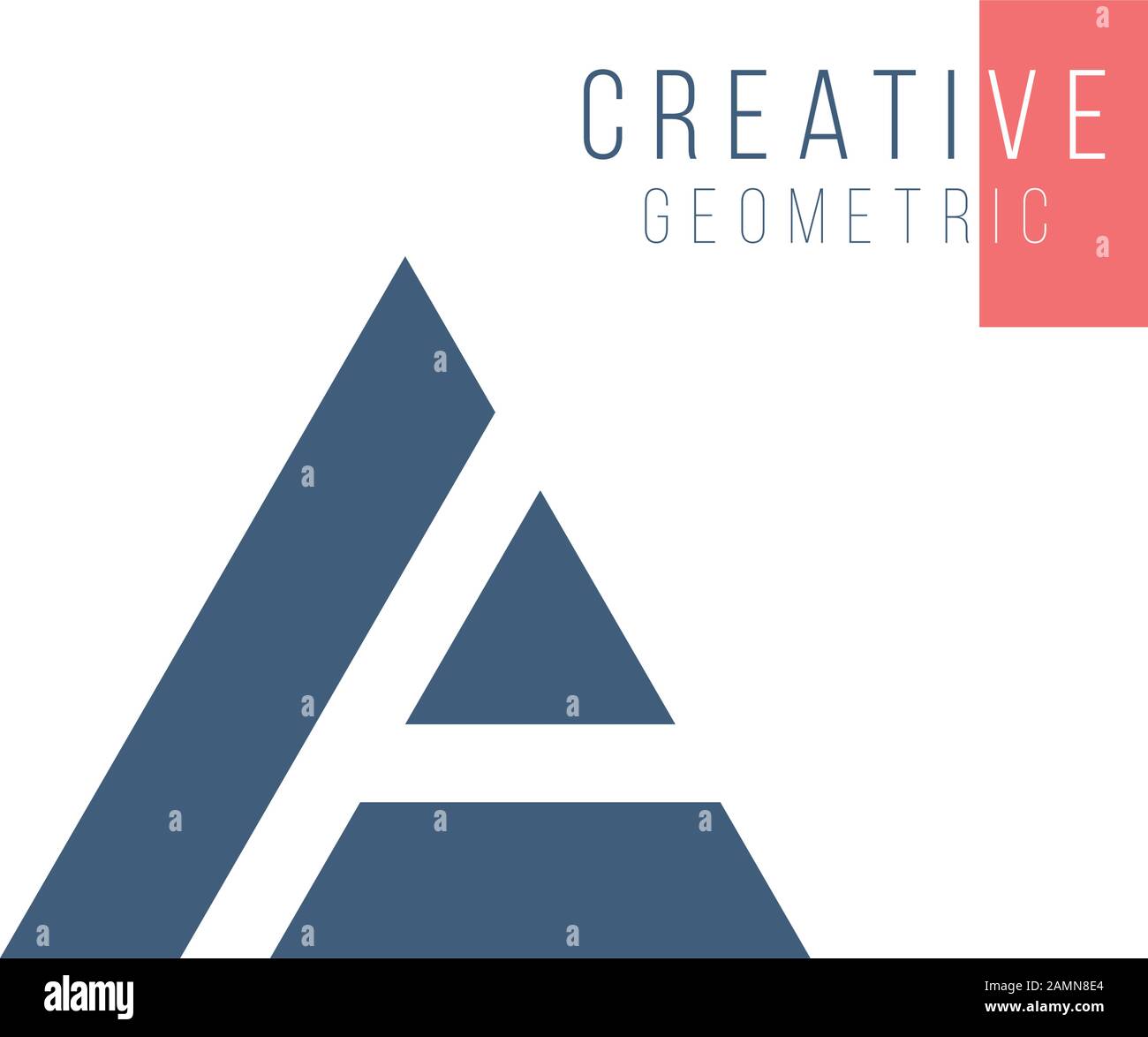 Letter A triangle shape . business identity concept. Creative corporate ...