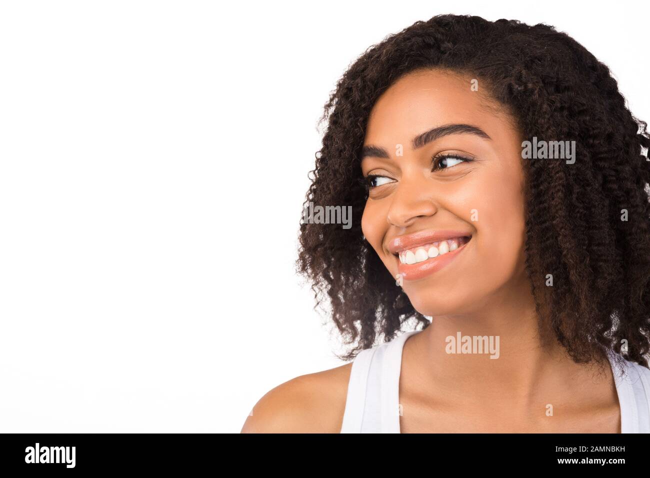 Close Up Portrait Of Beautiful Dreamy Black Girl Stock Photo 339760277 Alamy