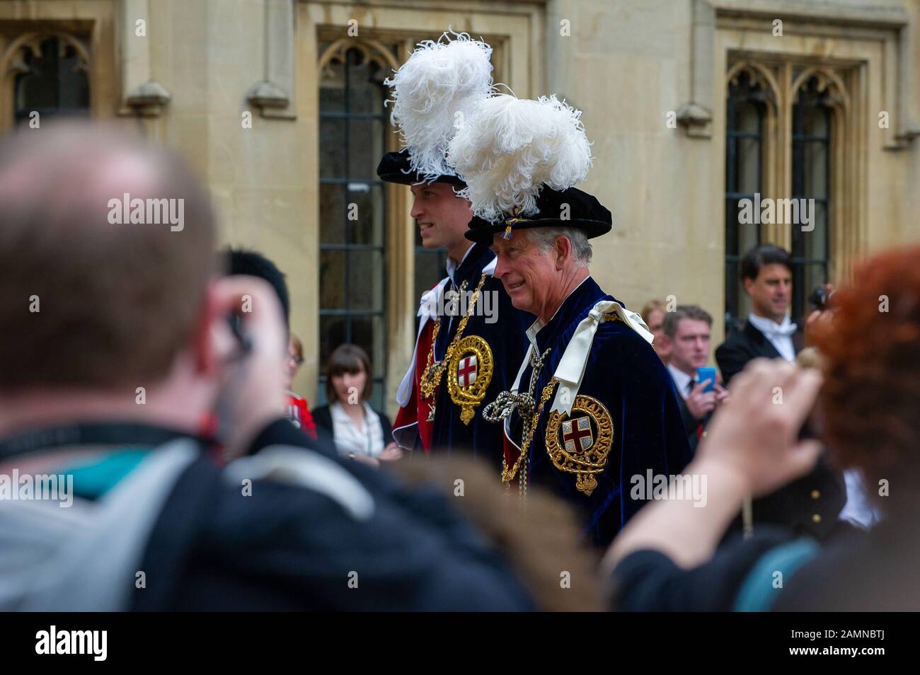 Garter Ceremony, Windsor Castle, Berkshire, UK. 16th June, 2014. Each year Her Majesty the Queen