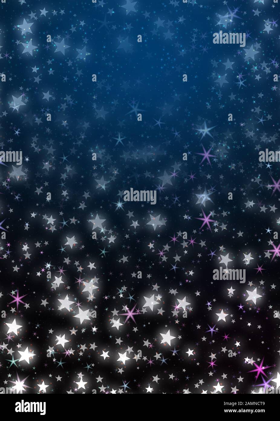 Abstract decorative blue background with stars texture Stock Photo Alamy