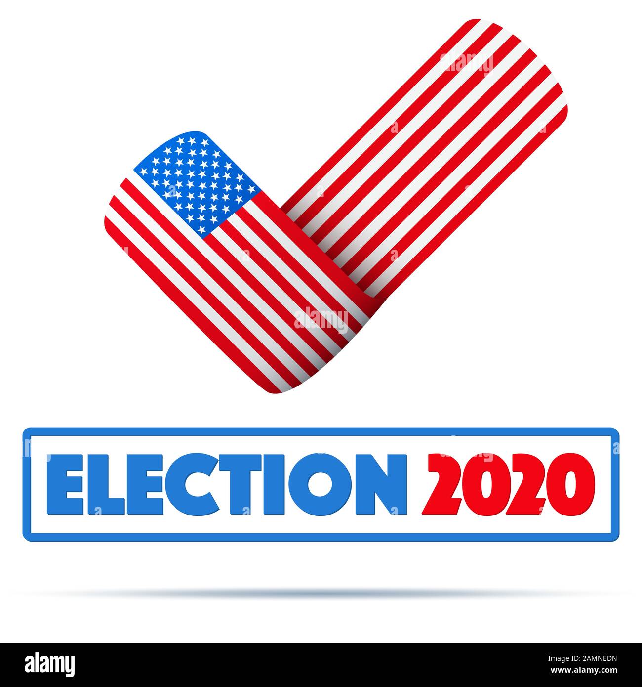 Symbol of USA Election 2020 Stock Vector