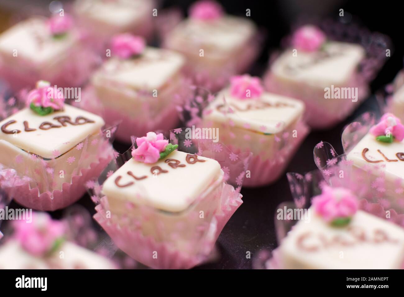Girl Birthday Party Decoration Detail Panda Theme Wonderful Sweets Cupcakes Cake Boxes And Designs 1 Year Old Birthday Cute Girl Party Decoratio Stock Photo Alamy