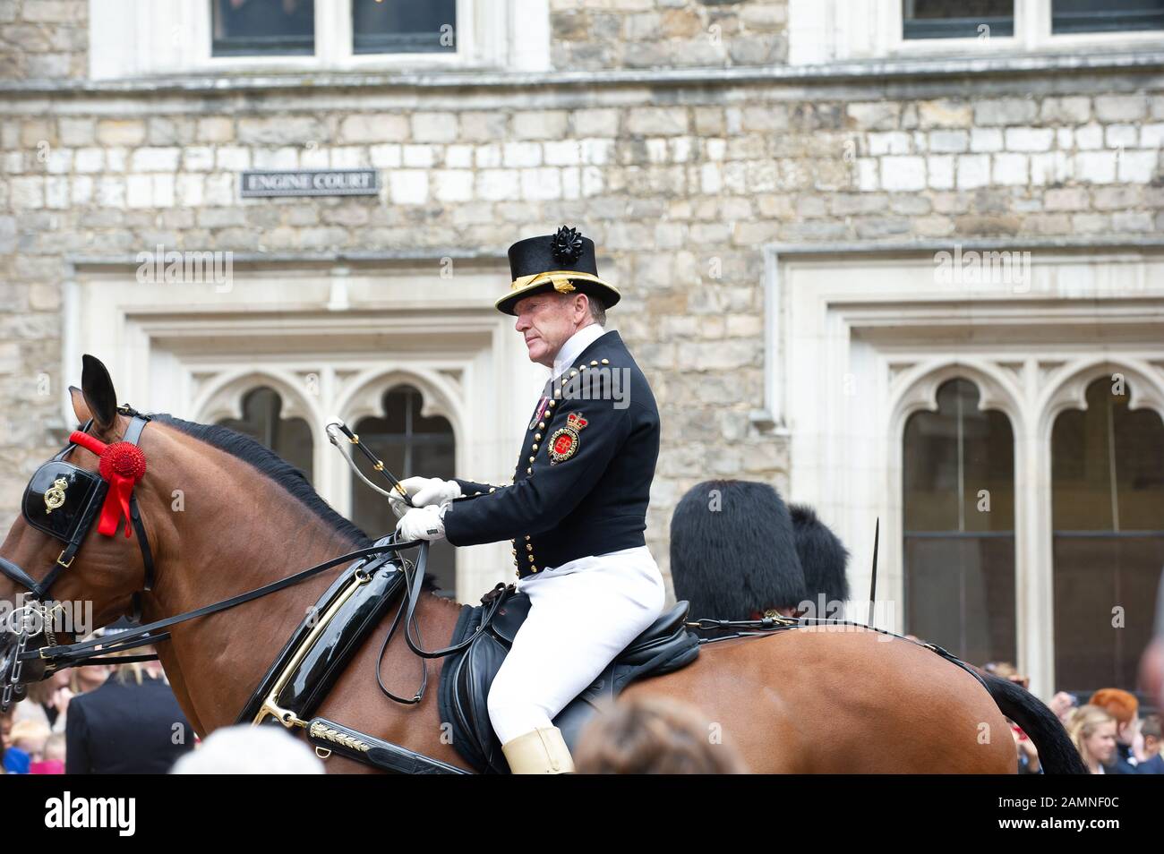 Garter Ceremony, Windsor Castle, Berkshire, UK. 16th June, 2014. The