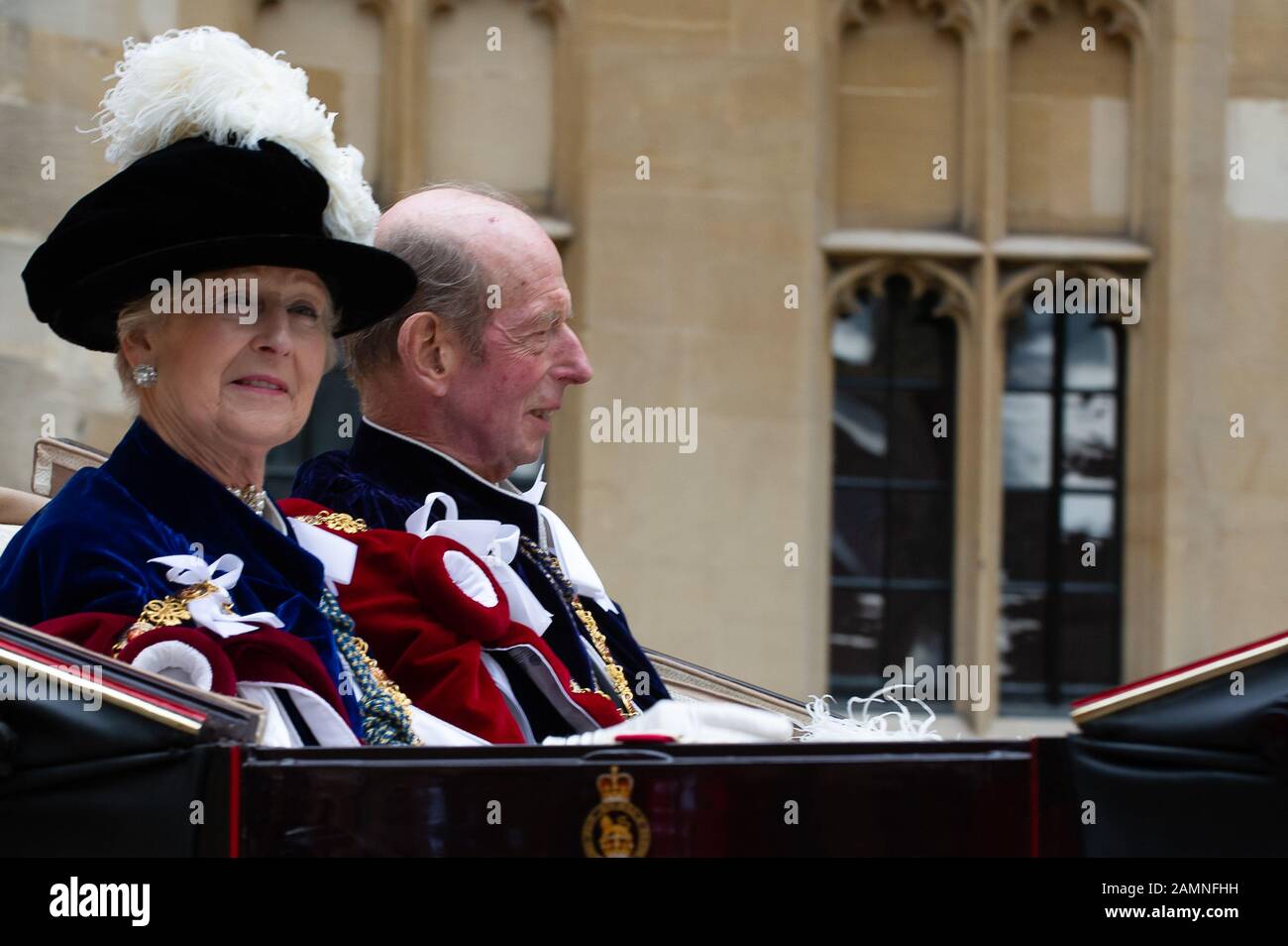 Garter Ceremony, Windsor Castle, Berkshire, UK. 16th June, 2014. Each year Her Majesty the Queen