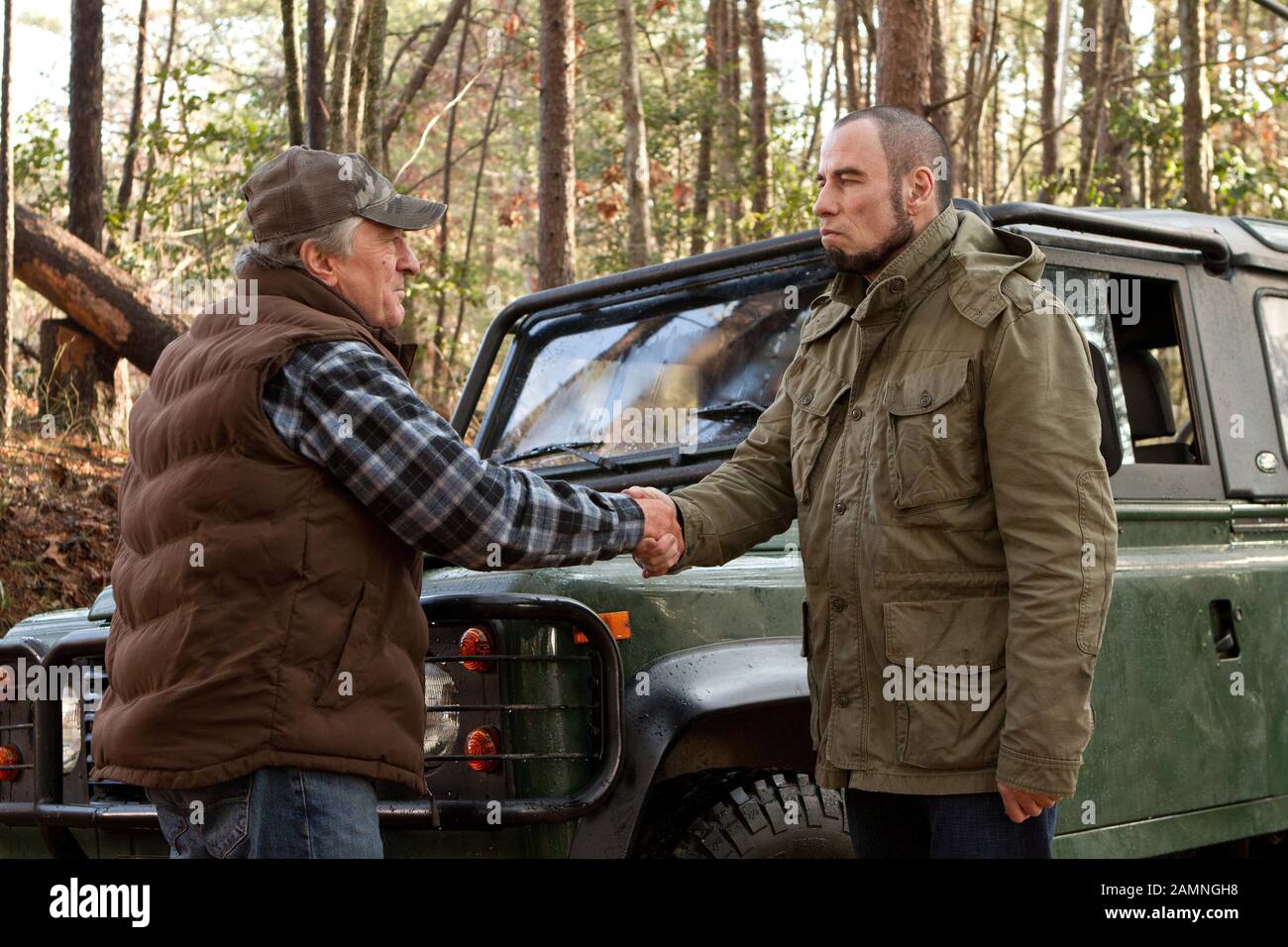 Niro Travolta Killing Season 2013 Stock Photo Alamy