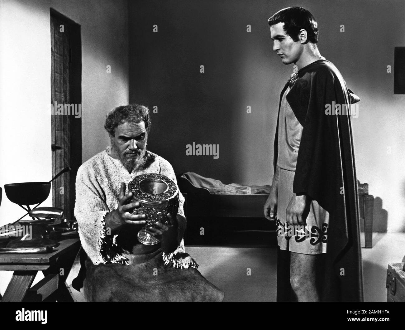 MARSHALL,NEWMAN, THE SILVER CHALICE, 1954 Stock Photo