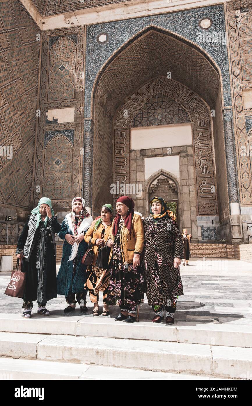 UZBEKISTAN, SAMARKANDA 2019: Architecture of Samarkanda Stock Photo - Alamy