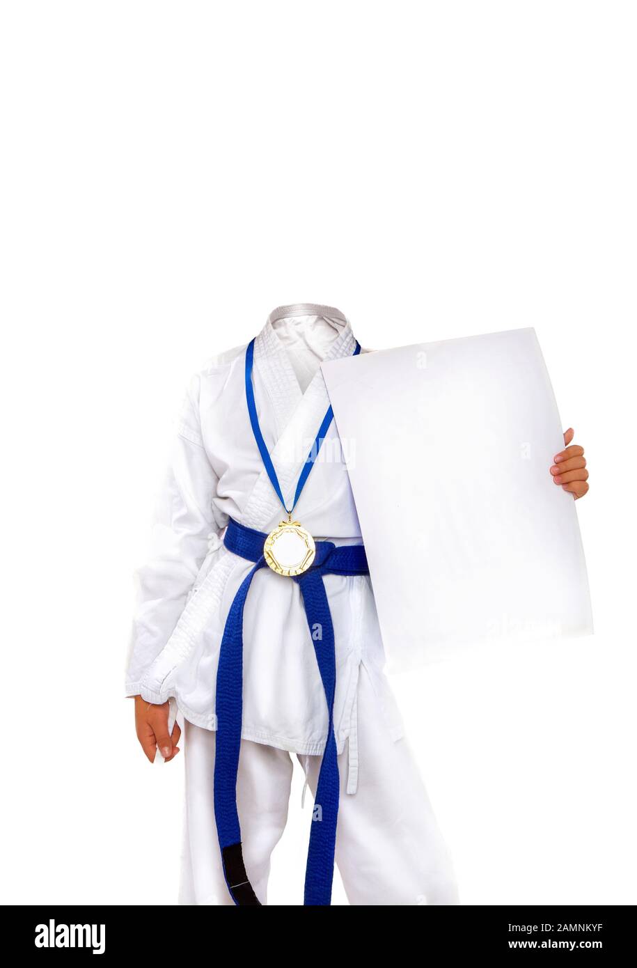 karate medal empty Stock Photo Alamy