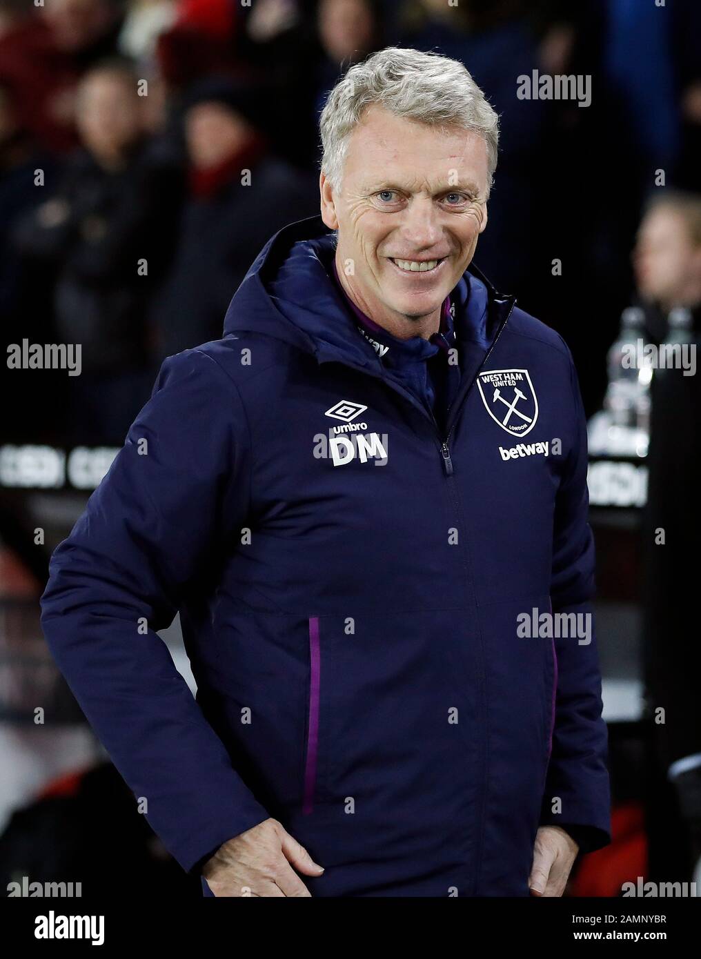 West Ham United manager David Moyes Stock Photo Alamy