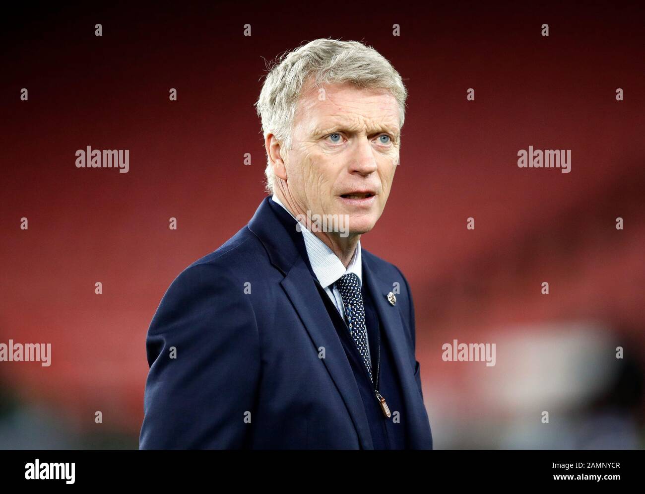 West Ham United manager David Moyes Stock Photo Alamy