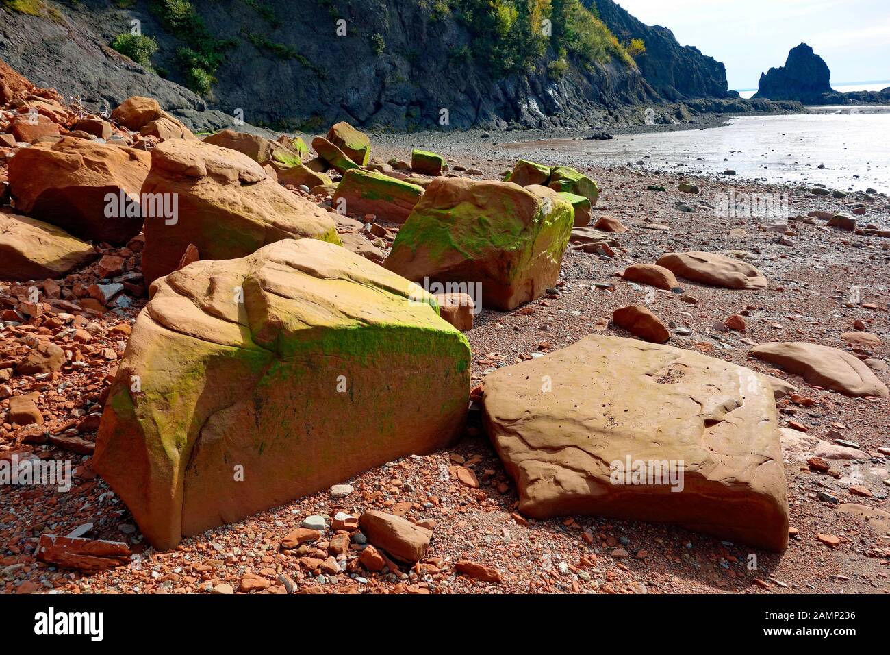Bay of fundy rocks, Five Islands Provincial Park, Nova Scotia, Canada