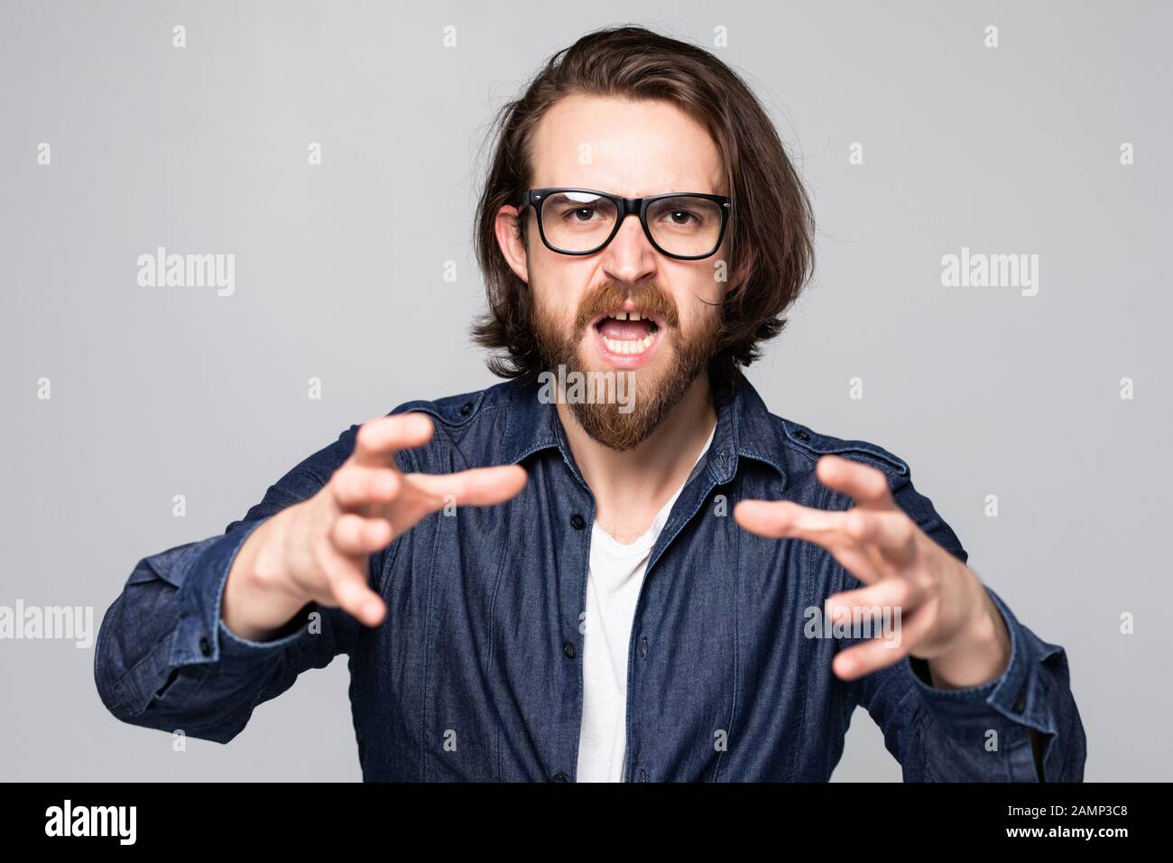 Man wearing big eye glasses hires stock photography and images Alamy