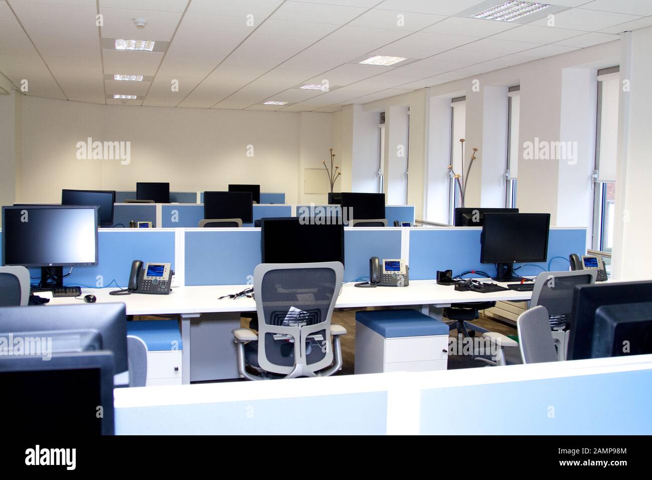 Empty office interior Stock Photo
