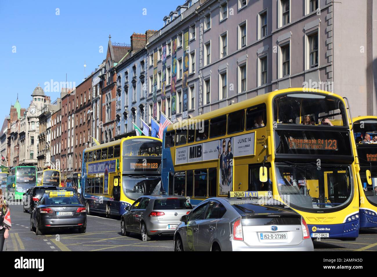 Dublin Middle Abbey Street Stock Photo Alamy