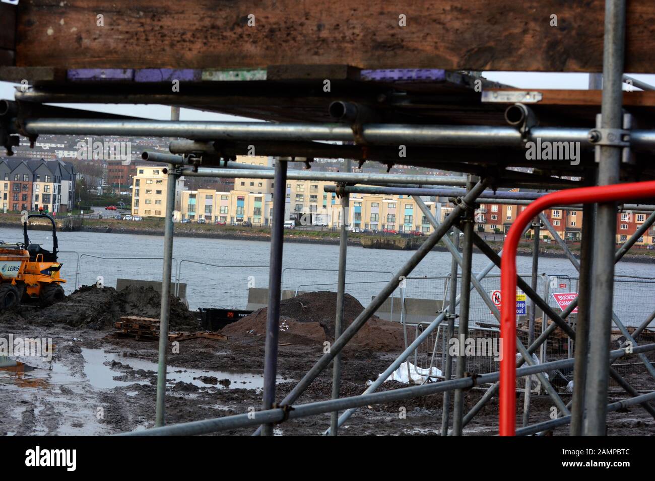 Barry, Vale of / Wales January 6 2020 Waterfront