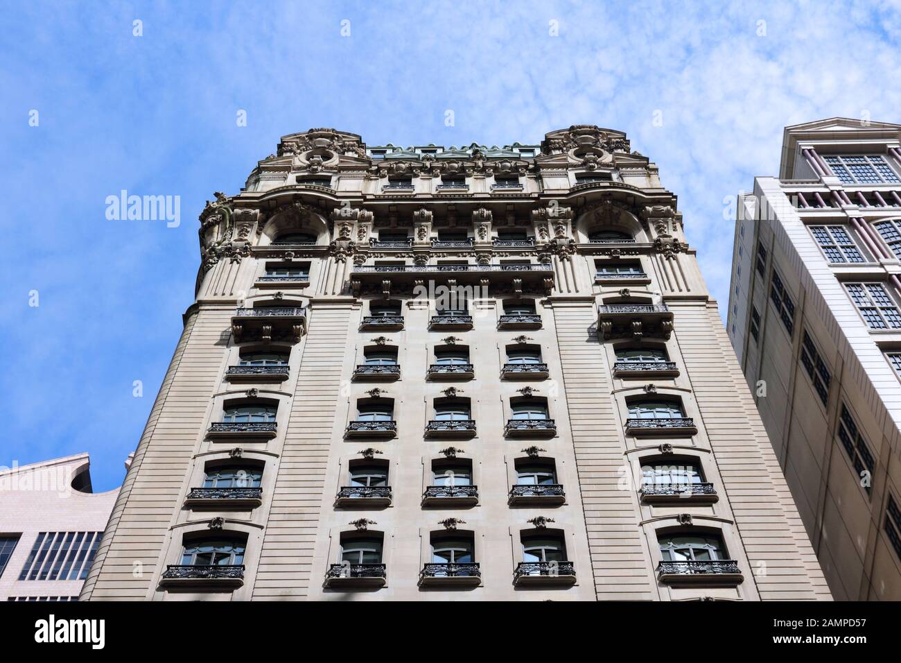 NEW YORK, USA JULY 2, 2013 701 Fifth Avenue building in New York. It is located in one of