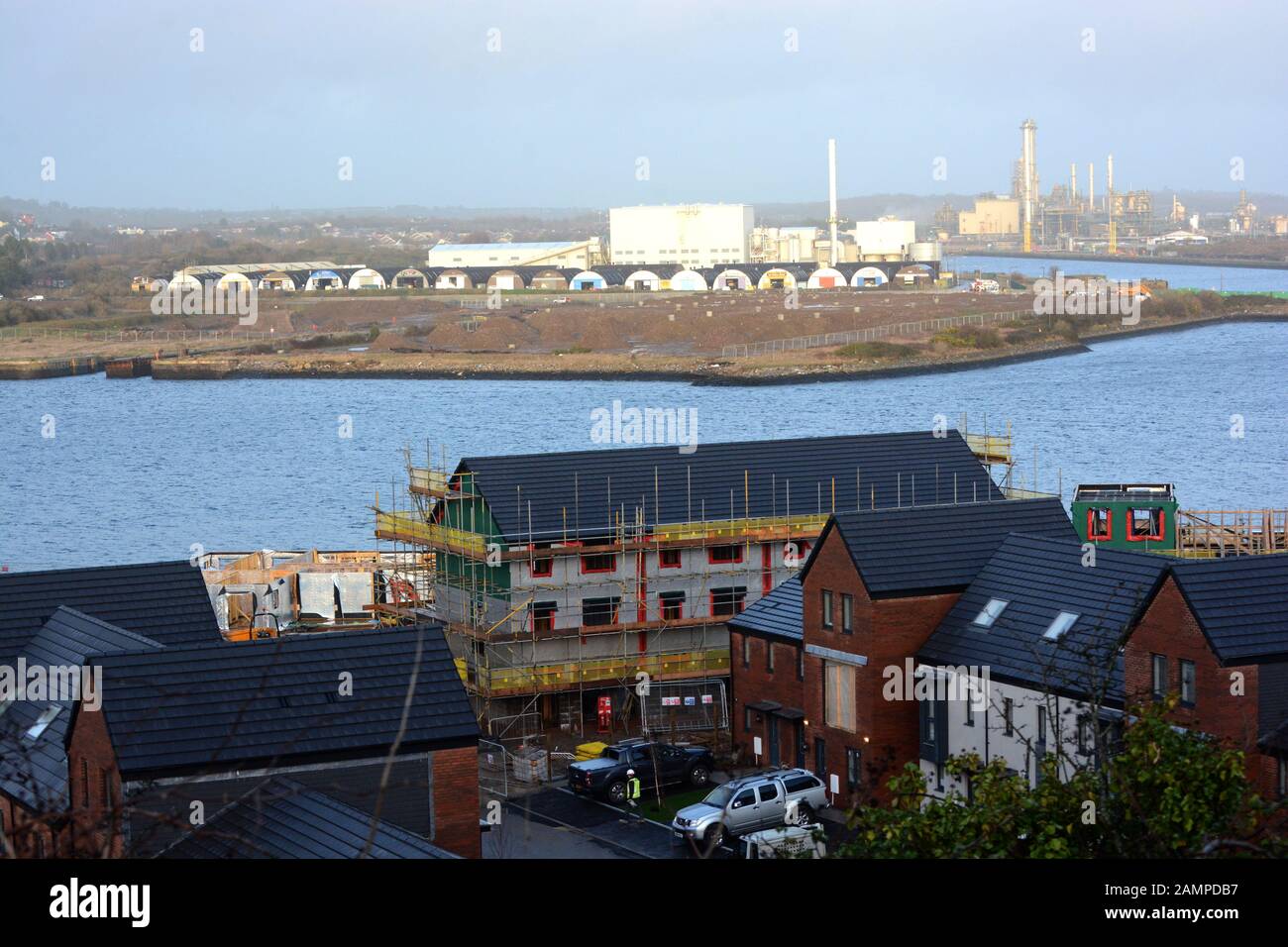 Barry, Vale of / Wales January 6 2020 Waterfront