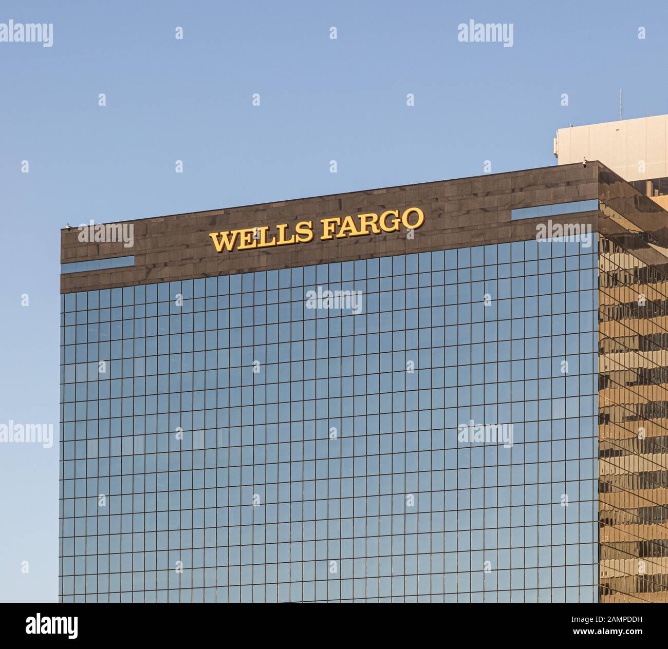 COLUMBIA, SC, USA8 JANUARY 2010 Wells Fargo Tower in downtown