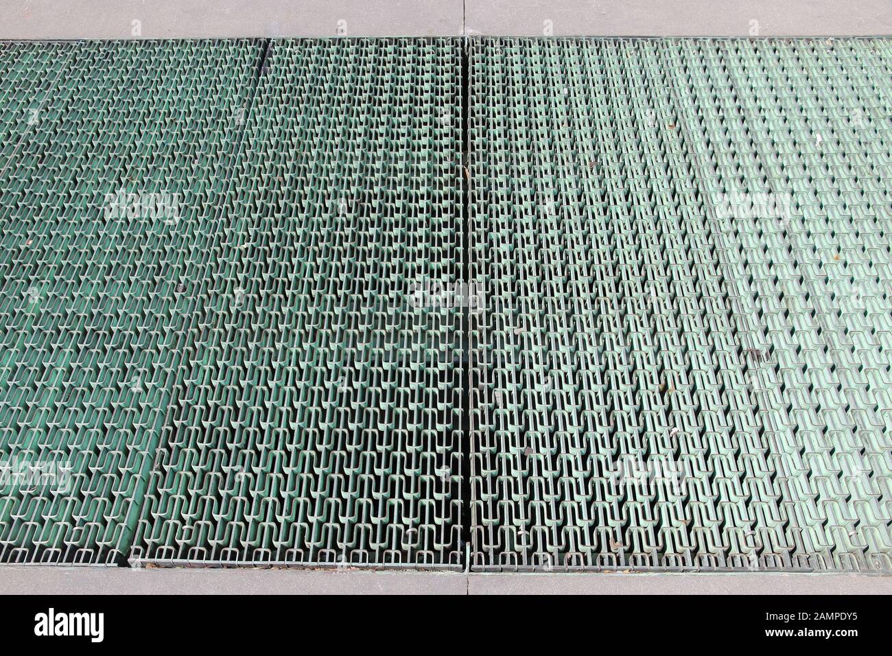 Metal grate background. Stainless steel walkway abstract view Stock ...