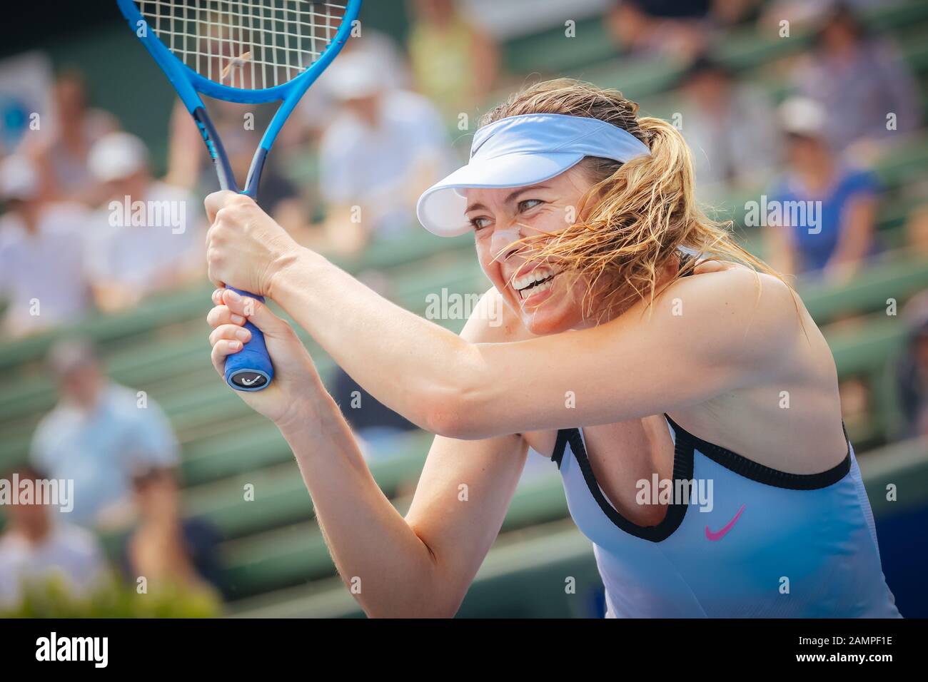 Maria sharapova backhand hi-res stock photography and images - Alamy