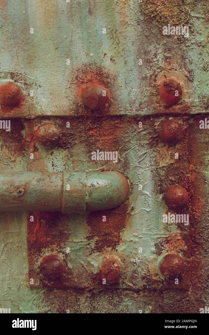 rusty metal pipe texture