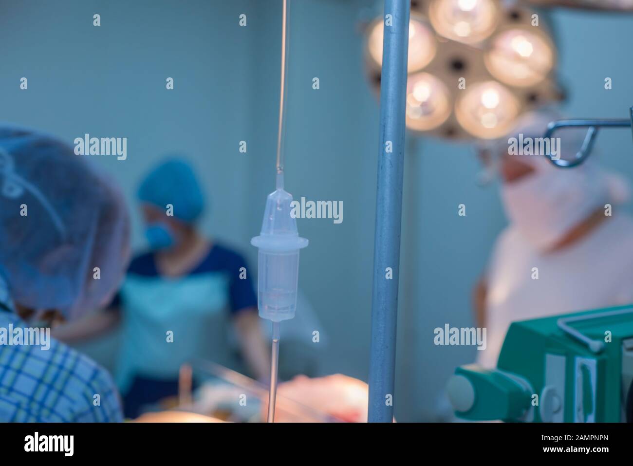 closeup, a catheter for a dropper in a child in a vein. A small