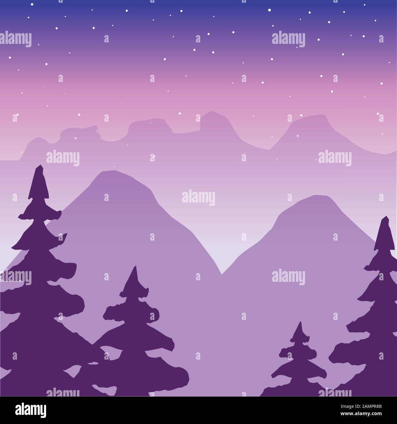 wandelust forest landscape scene icon Stock Vector Image & Art - Alamy