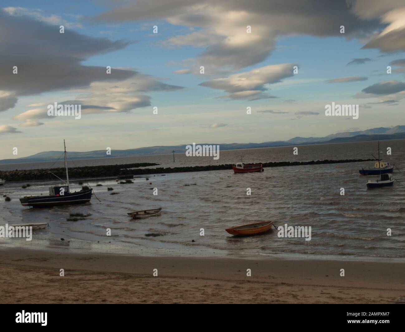 Morecambe Bay, Lake District National Park. England. Stock Photo