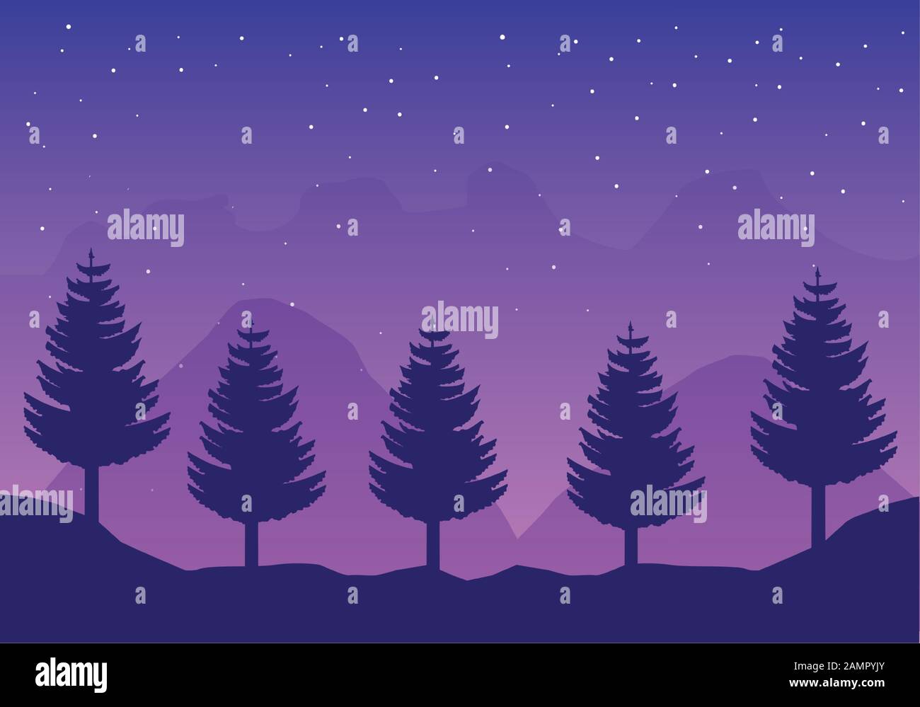 wandelust forest landscape scene icon Stock Vector Image & Art - Alamy