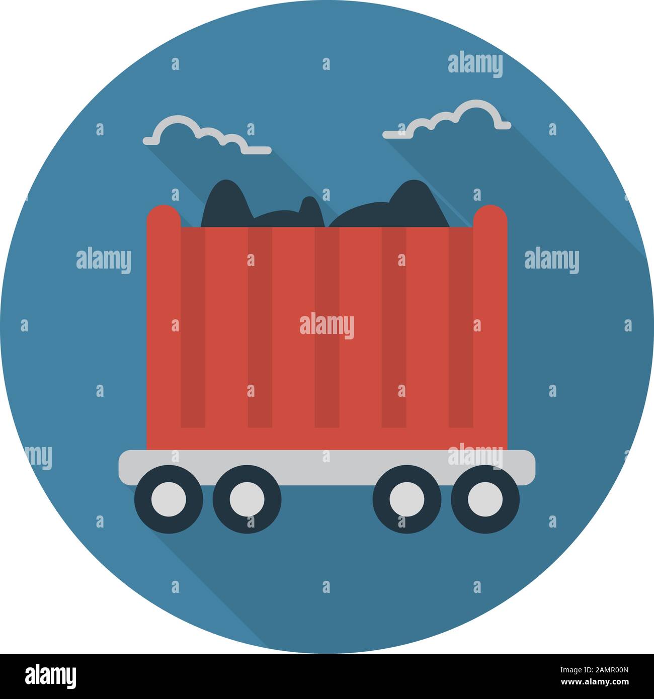 Coal train power station Cut Out Stock Images &amp; Pictures - Alamy