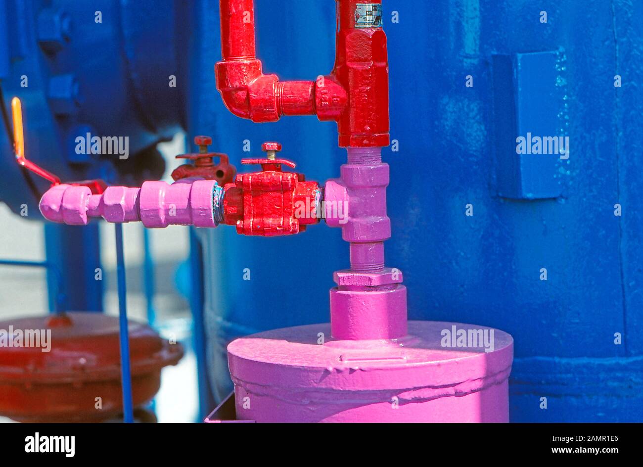 Chemical plant valve hires stock photography and images Alamy