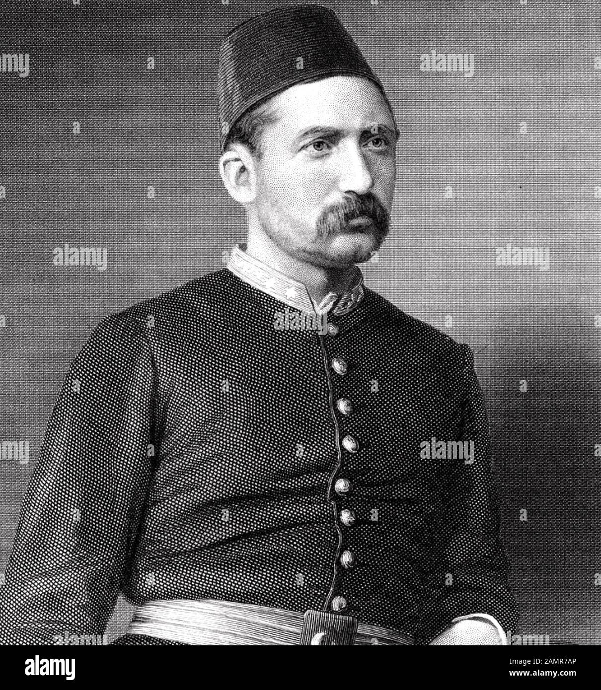 SULEIMAN PASHA (1838-1892) Ottoman Turkish military commander Stock Photo