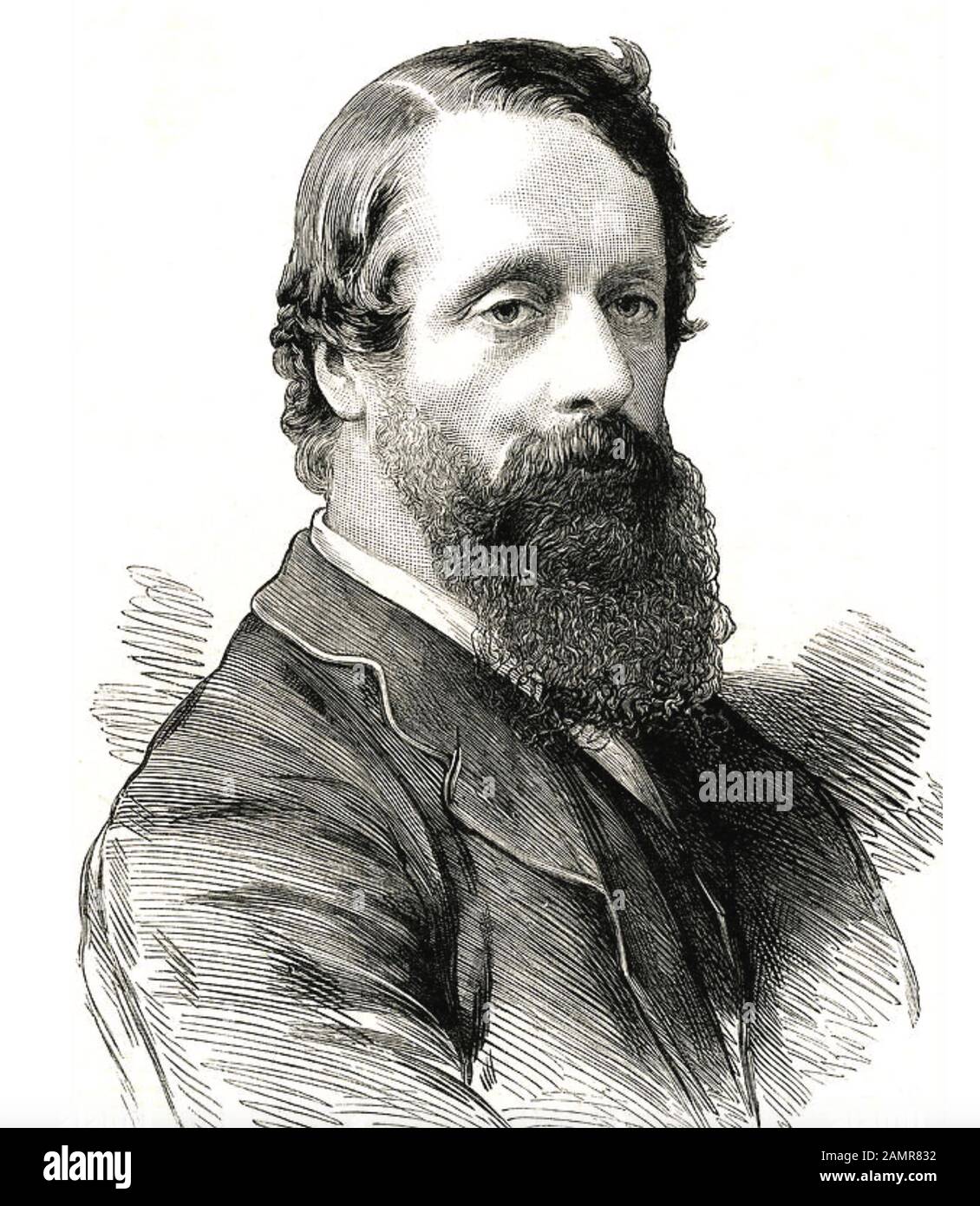 FREDERICK CAVENDISH (1836-1882) English Liberal politician murdered at Phoenix Park, Dublin. Stock Photo