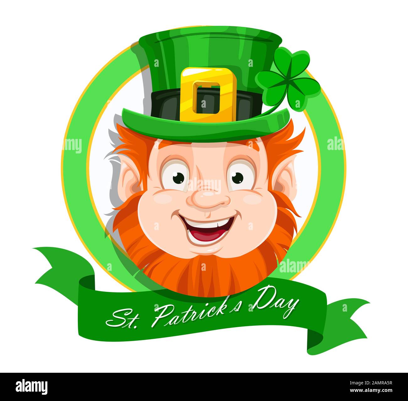 Stock vector Leprechaun cartoon character. Happy St Patrick's day. Illustration of Leprechaun Stock Vector