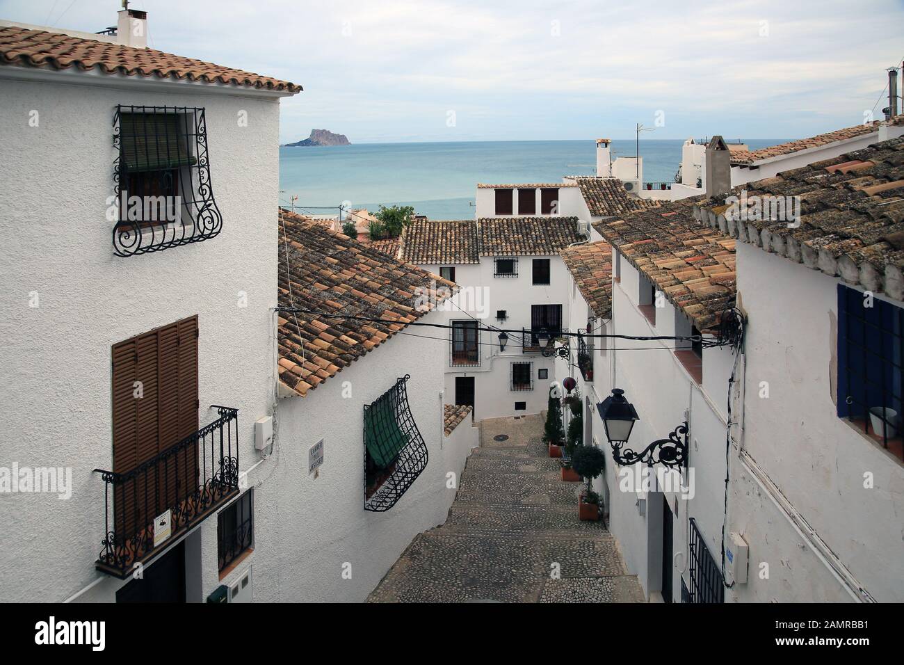 Altea Old Town, Albir, Spain Stock Photo Alamy