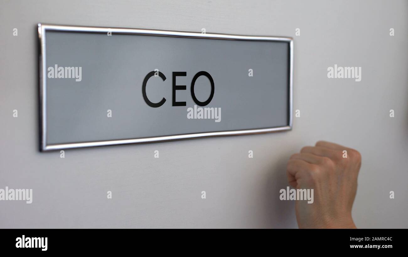 Ceo Office Door Sign