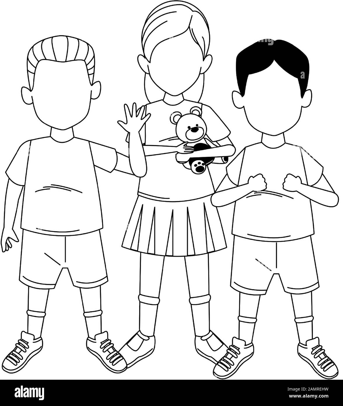 Little Boys And Girl Standing Icon Flat Design Stock Vector Image Art Alamy Little Boys And Girl Standing Icon Flat Design Stock Vector Image Art Alamy
