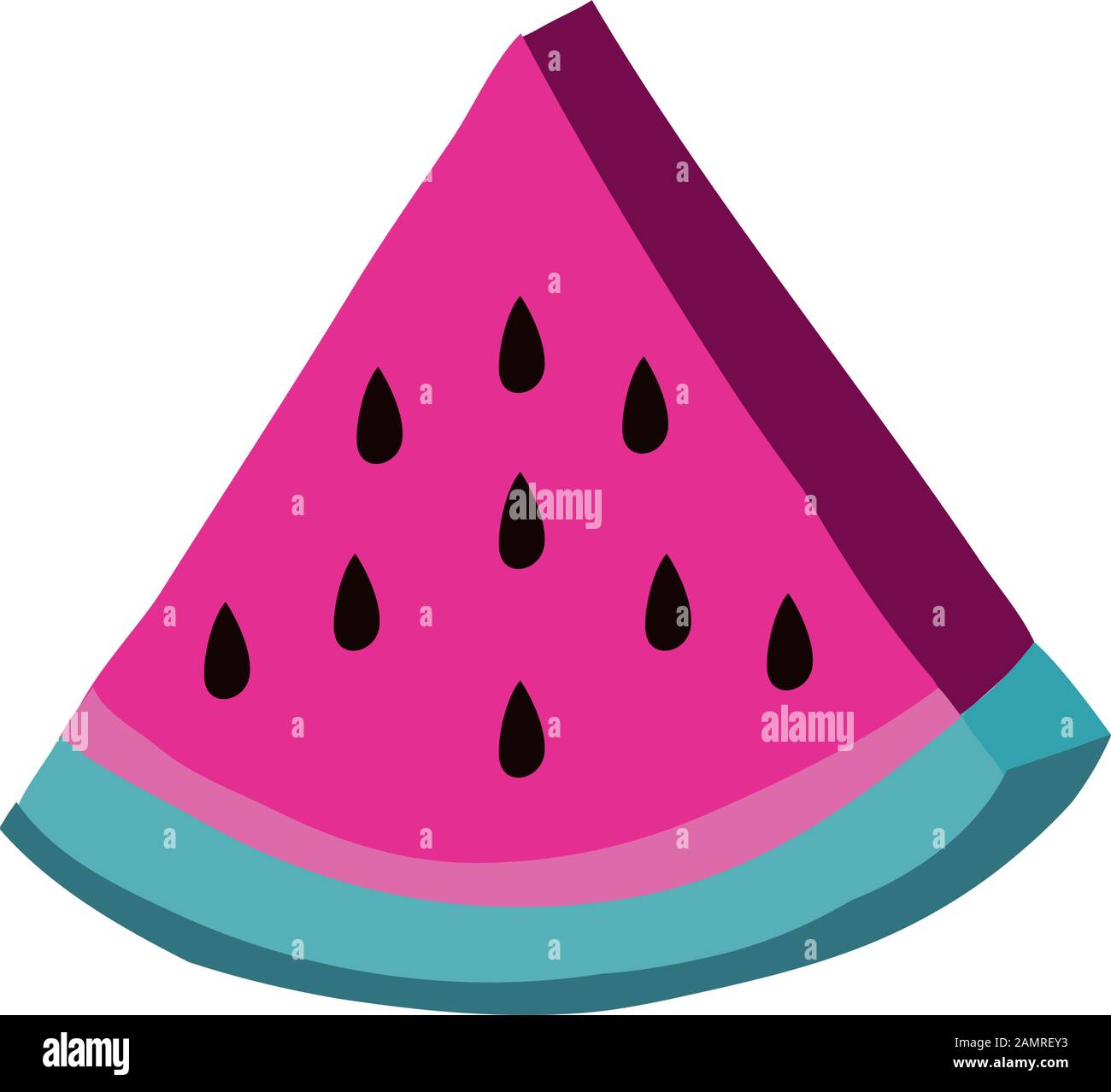 fresh watermelon fruit isolated icon Stock Vector Image & Art - Alamy