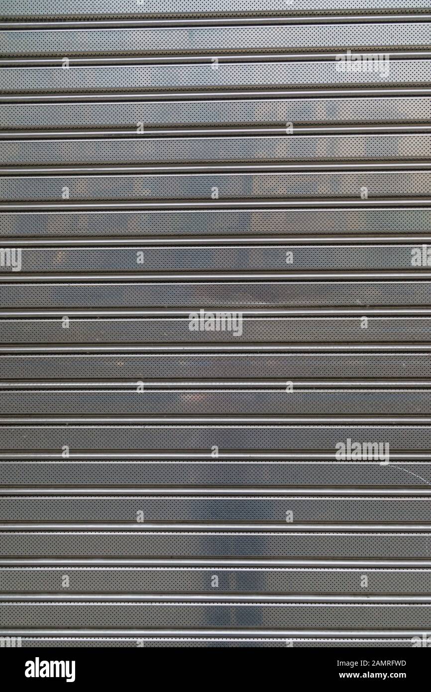 Abstract metal shutter pattern with lighting effect Stock Photo